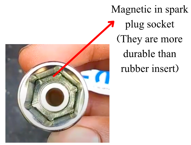 what size is a lawn mower spark plug socket